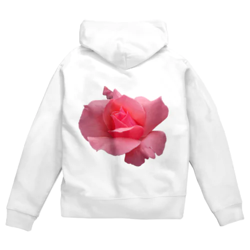 The Rose (Half-blooming) Zip Hoodie