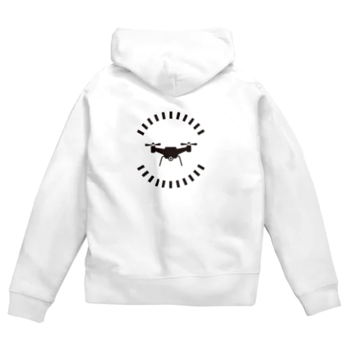 AsamaCraftDrone Zip Hoodie