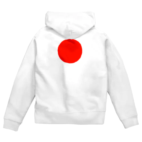  日本代表シンボル「日の丸」 Zip Hoodie