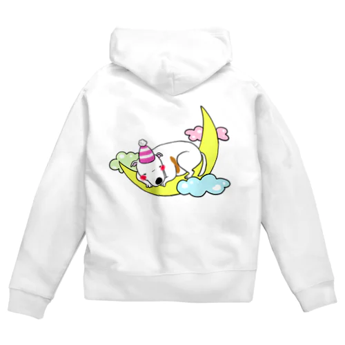 おやすみポチ Zip Hoodie