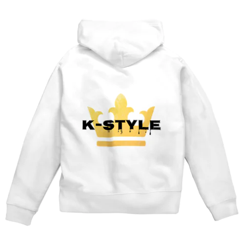  K-STYLE ジップパーカー