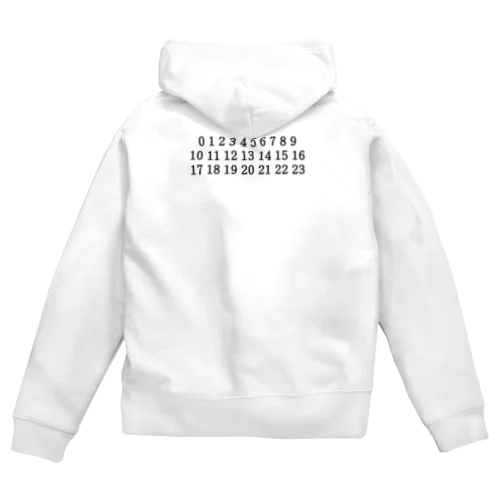 いちからにじゅうさん Zip Hoodie