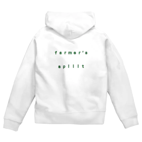 ｆａｒｍｅｒ‘ｓ　ｓｐｉｌｉｔ ジップパーカー