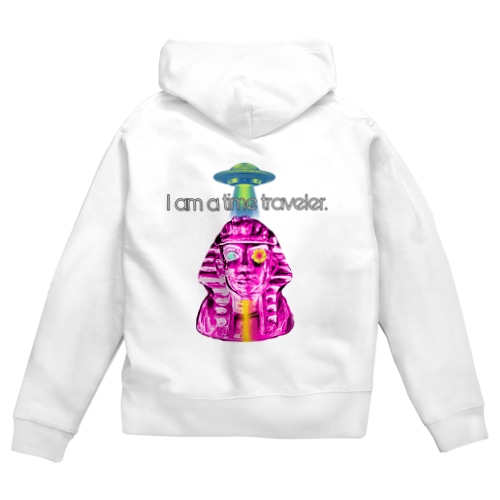 トラベラー前後 Zip Hoodie