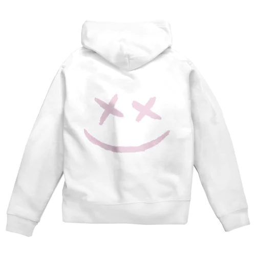 x)mile ピンク Zip Hoodie