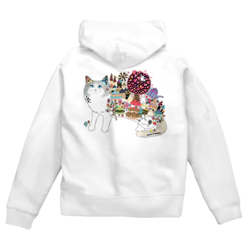 Ragdoll town （ ラグドール / 猫 ） Zip Hoodie