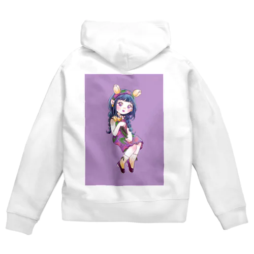 チューリップちゃん Zip Hoodie