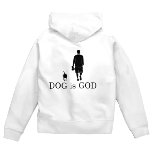 犬は神様 Zip Hoodie