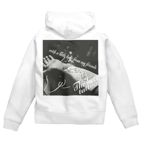 タトゥー Zip Hoodie