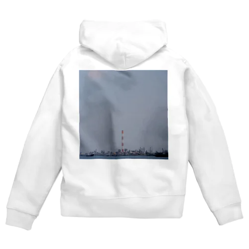  Industrial chimney Zip Hoodie