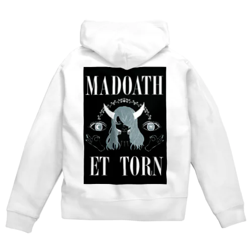 MADOATH ET TORN official Goods Zip Hoodie