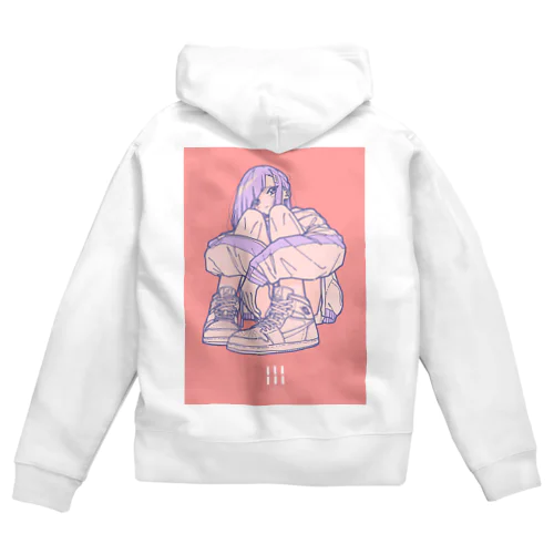 イズパステル3 Zip Hoodie