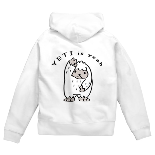 CT104 YETI is yeah*A*ぼく Zip Hoodie