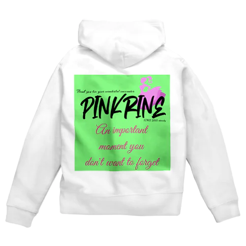 【Pink Rine】オリジナル❣️ Zip Hoodie