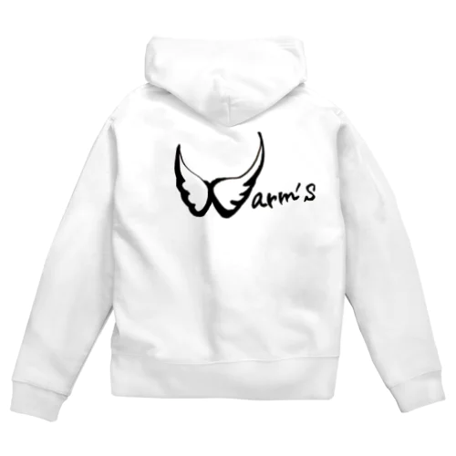 warm'sグッズ Zip Hoodie