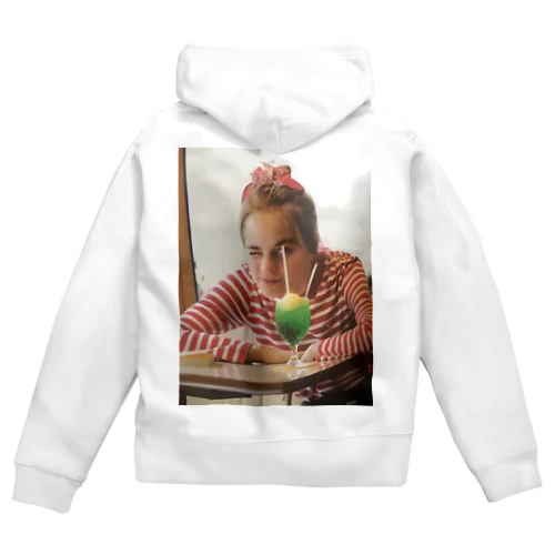 Cream soda Zip Hoodie