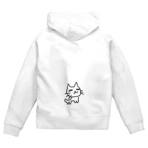 ねこくん Zip Hoodie