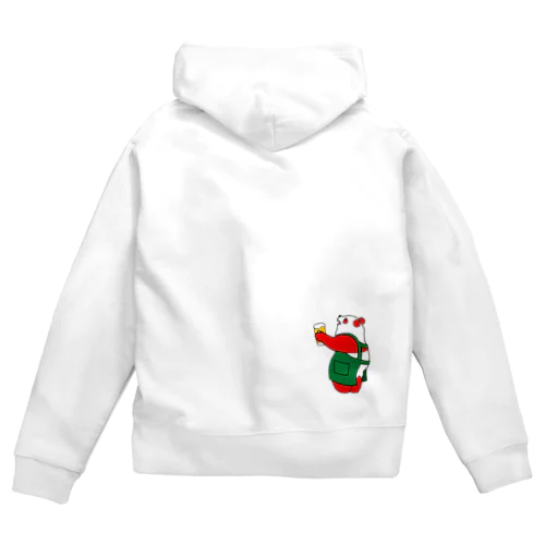 生ビール　クスクスパンダ Zip Hoodie