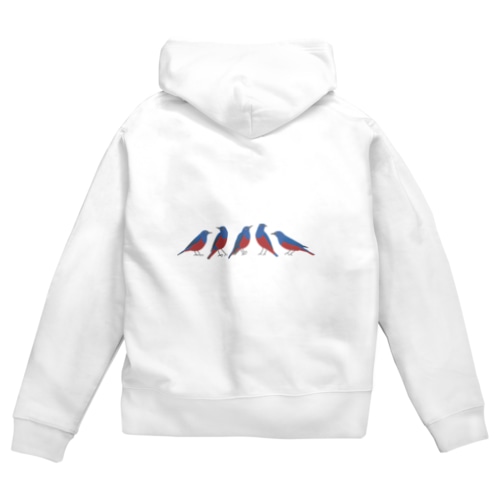 イソヒヨドリくん 2 Zip Hoodie
