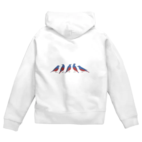 イソヒヨドリくん 2 Zip Hoodie