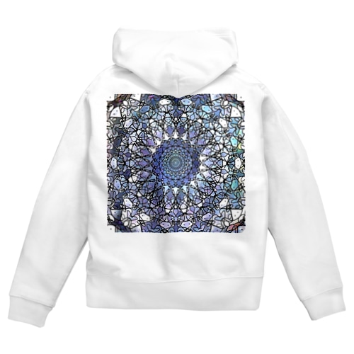 ステンドグラス Zip Hoodie