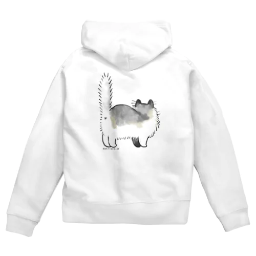 コロン (尻のみ) Zip Hoodie