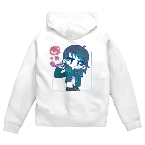 どりぃみんぐ♡どなどな (さぶかるこが前Ver) Zip Hoodie