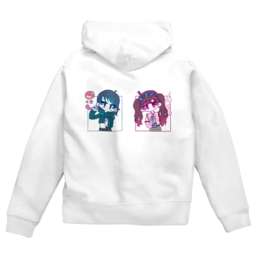 どりぃみんぐ♡どなどな (ロゴが別Ver) Zip Hoodie