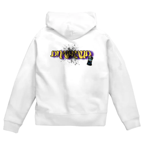 DNA BRAND スプレー缶 Zip Hoodie