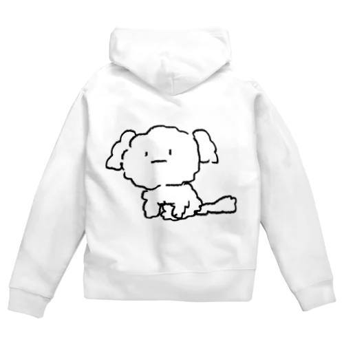 もこちゃん Zip Hoodie