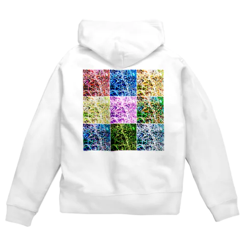 ムグラのグ　混 Zip Hoodie