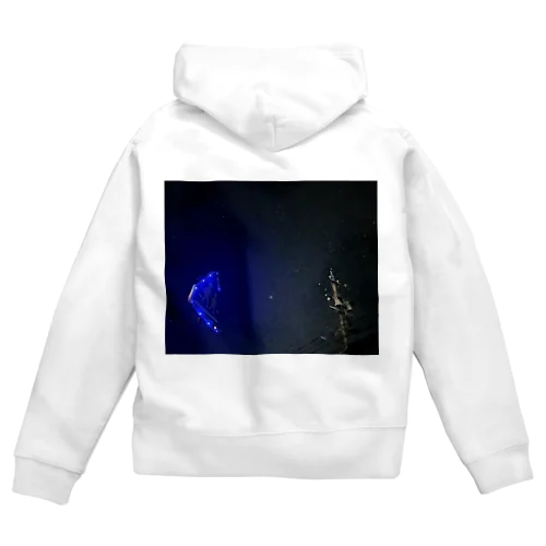 夜の標識 Zip Hoodie