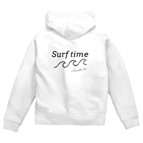 surf time×namioto ジップパーカー