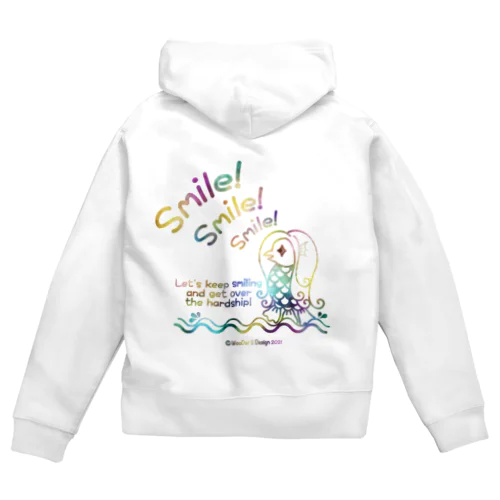 アマビエの叫び① Zip Hoodie