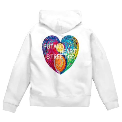 フタコハートストリート８ Zip Hoodie