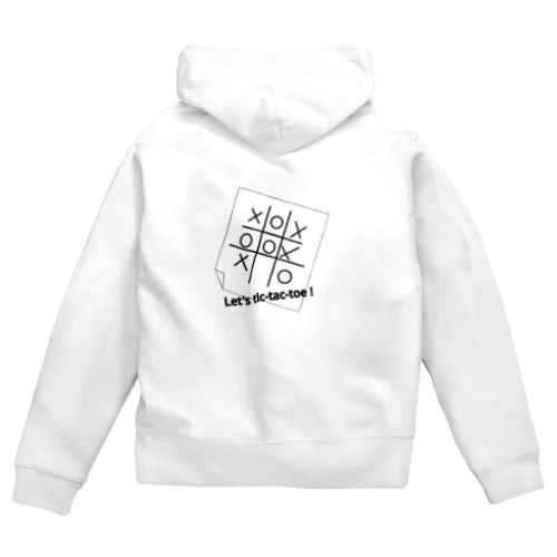 ○×ゲーム Zip Hoodie