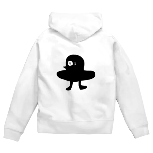 鳥みたいじゃけど鳥やないトリ。 Zip Hoodie