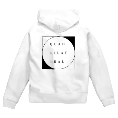 QUADRILATERAL Zip Hoodie