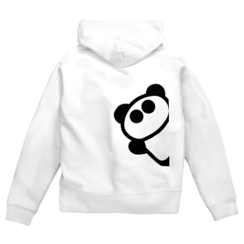 「ぱんださんⅡ」文字なし Zip Hoodie