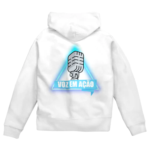 Voz Em Ação Zip Hoodie