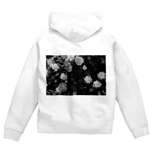 ROSE mono Zip Hoodie