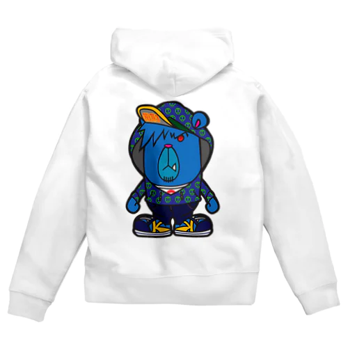 BLUE BEAR ジップパーカー