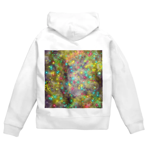 GalaxyNightNo.14 Zip Hoodie