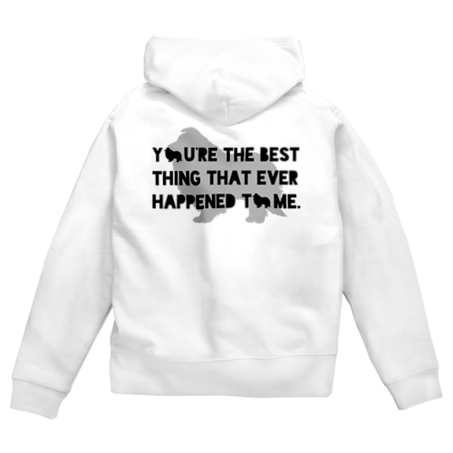 シェルティ Zip Hoodie