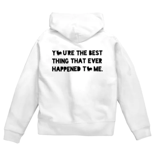コーギー Zip Hoodie