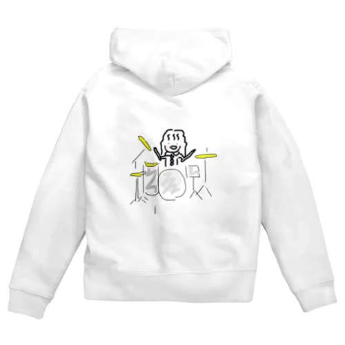 ドラムガールちゃん Zip Hoodie