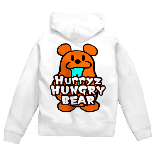 Hurryz HUNGRY BEAR シリーズ ジップパーカー