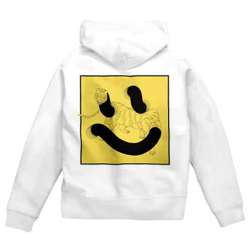 smile tiger Zip Hoodie