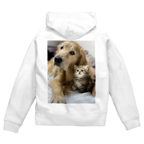 まりと仔猫2 Zip Hoodie