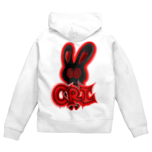 Crazy Rabbit Shop Ikeda red ジップパーカー ジップパーカー